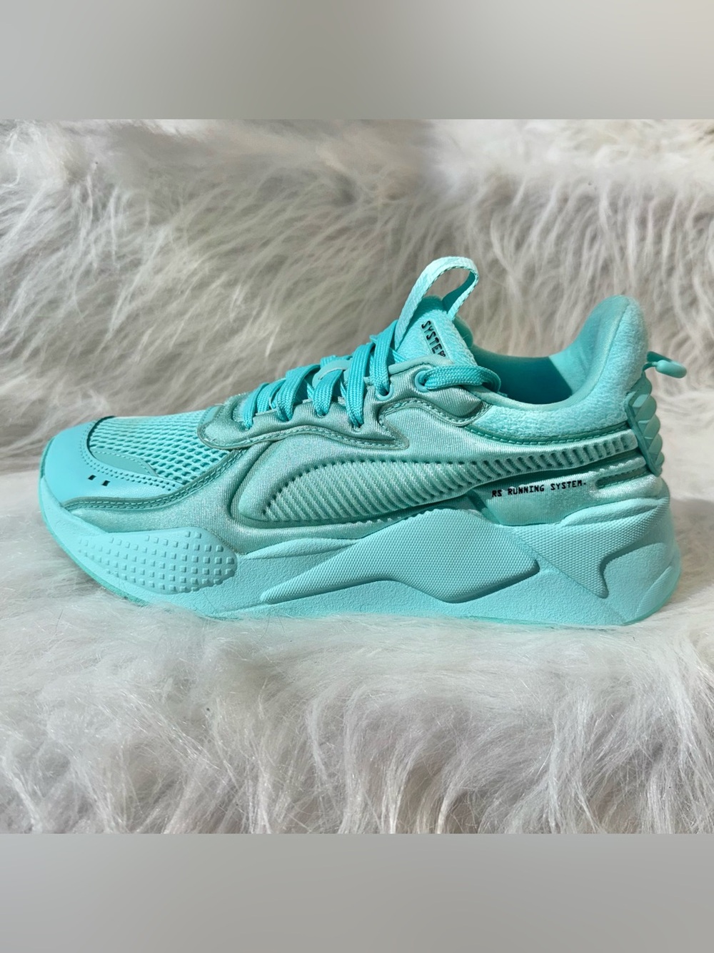 PUMA RS-X Softcase Electro Aqua Sneakers Women’s 9.5 style# 371983-08
